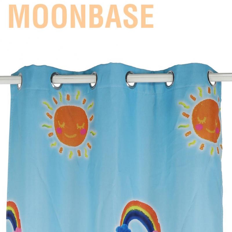 Moonbase curtains Window Curtain Cartoon Pencils Pattern Sheer Drape Child Kids Room Bedroom  blackout