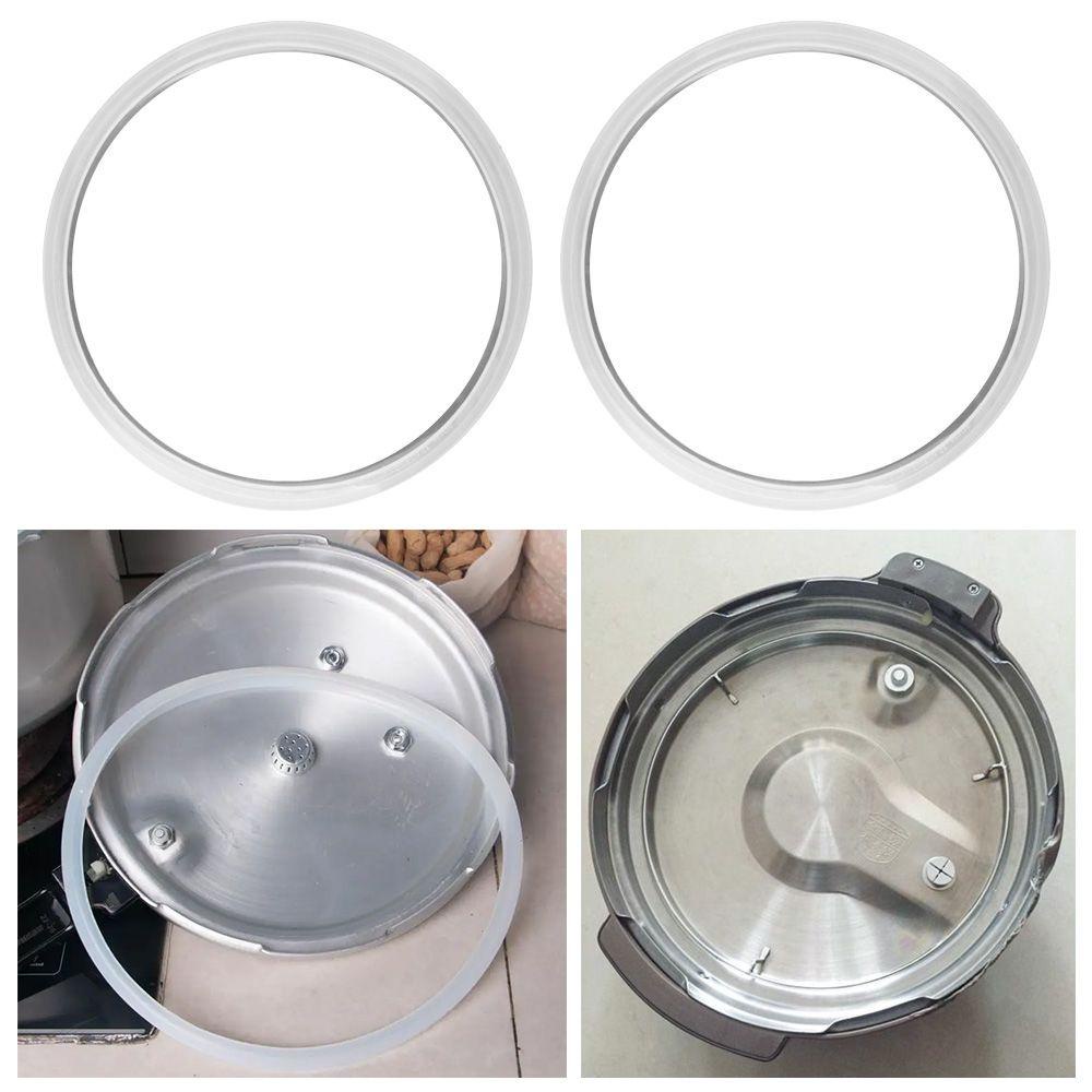 Bộ 2 Vòng Cao Su Silicone Màu Trắng Chất Lượng Cao 18 20 22 24 26CM