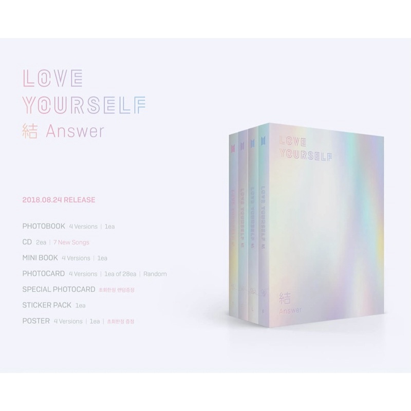 Album Love Yourself Answer Nguyên Seal