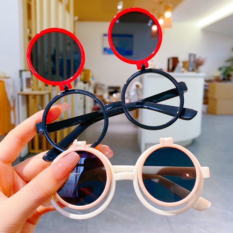 Kính Mát Gọng Kim Loại Chống Tia UV Cho Bé Gái