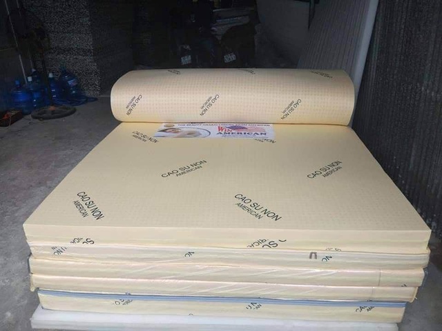 Nệm Cao Su Non American Cao Cấp 1m6x 2 m cao 10 cm