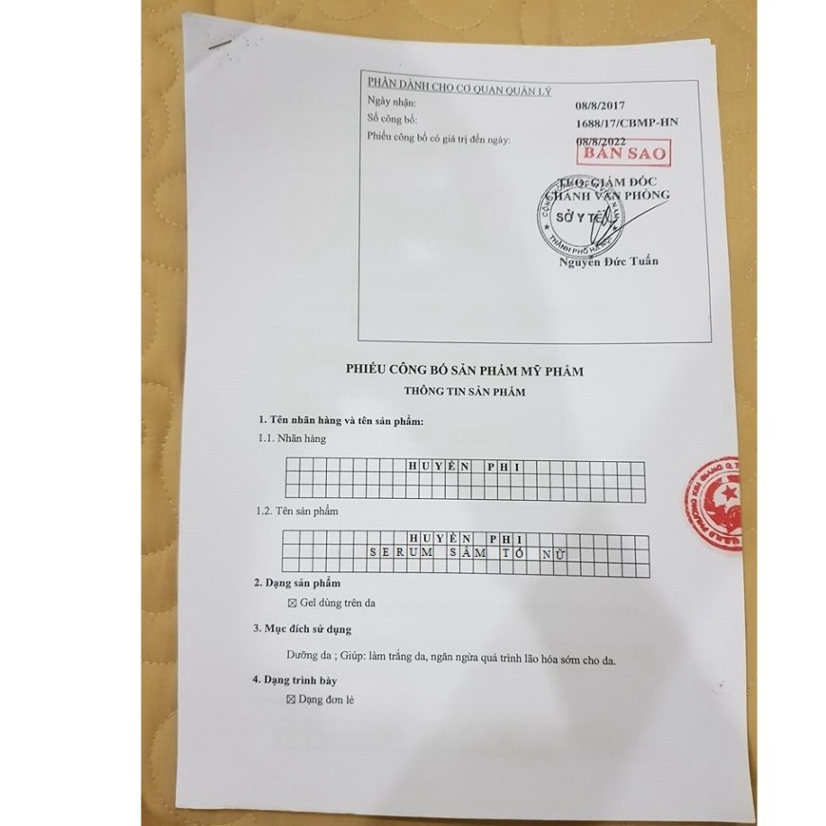 Serum Sâm Tố Nữ Huyền Phi - Trẻ Hóa, Dưỡng Trắng, Mềm Mịn, Căng Bóng, Giảm Nếp Nhăn Cho Da | BigBuy360 - bigbuy360.vn