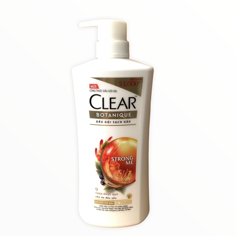 Dầu Gội Đầu Clear Sạch Gàu, Bạc Hà Mát Lạnh Chai 630g