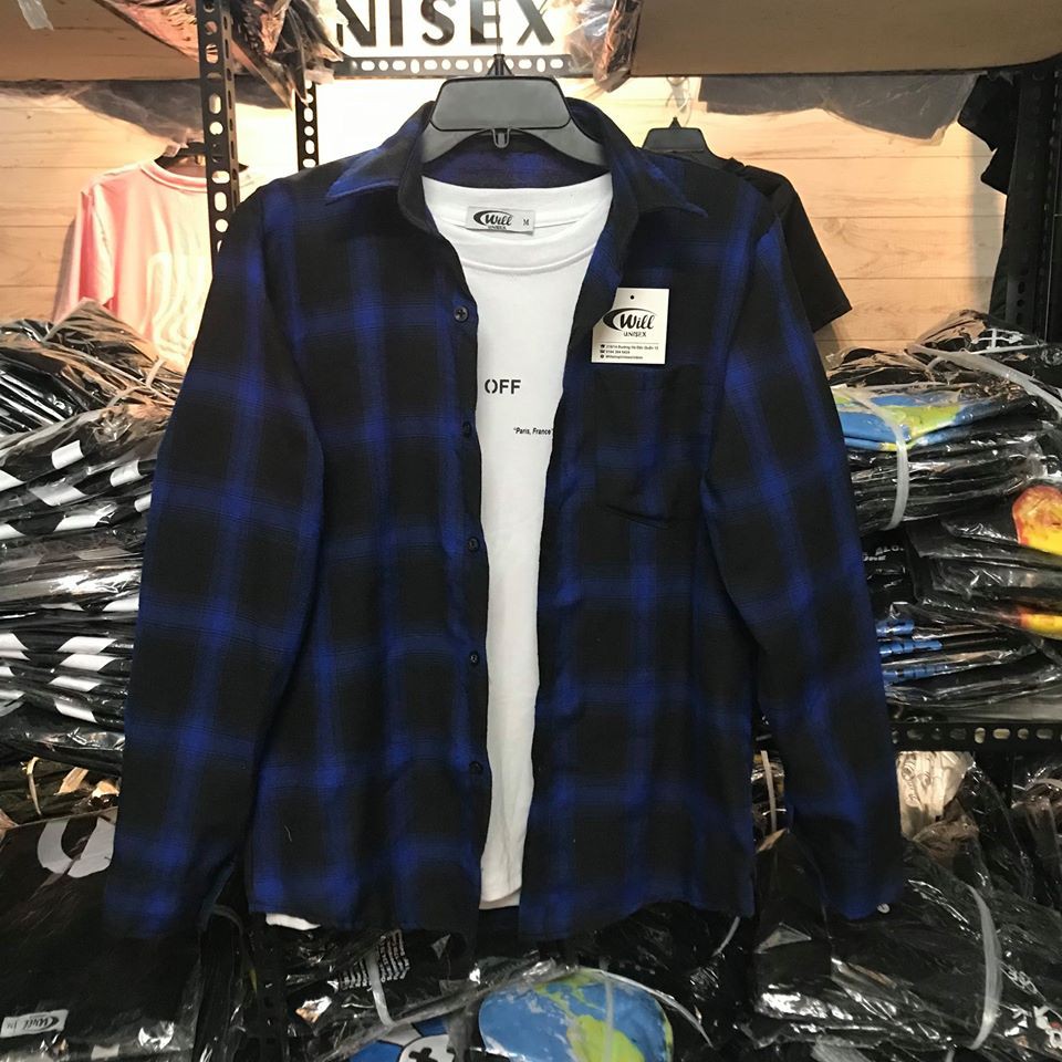 ÁO FLANNEL CARO THÊU FULL 4 MÀU CỰC CHẤT