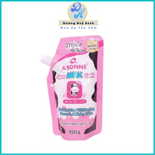 Muối tắm sữa bò tẩy tế bào chết A Bonne Spa Milk Salt 350g - có vòi (Chính Hãng)