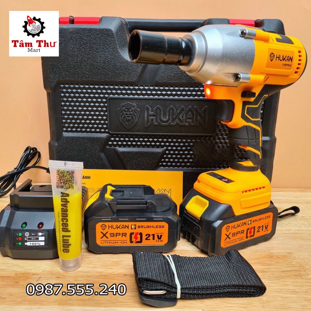 Máy Siết Bulong HUKAN X6 Pro lực siết 380N.M Motor nguyên khối