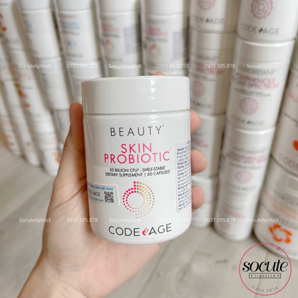 Viên lợi khuẩn cho da Codeage Skin Probiotic Beauty