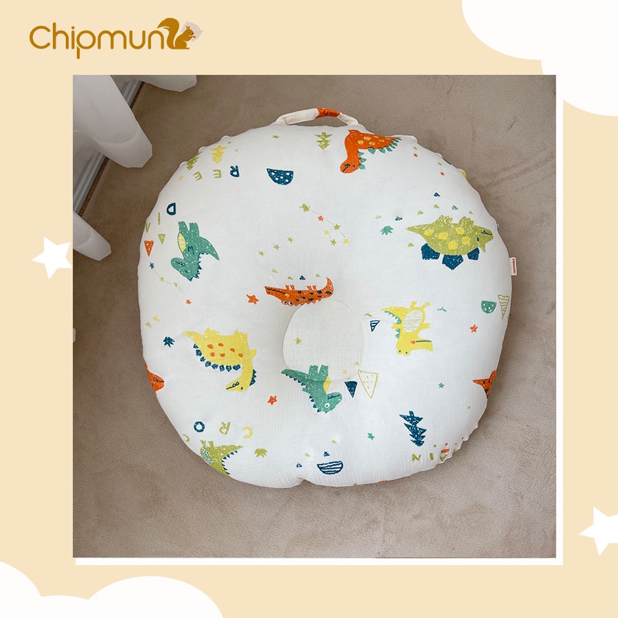Gối chống trào ngược sơ sinh CHIPMUNK cao cấp, giảm trào ngược cho bé yêu