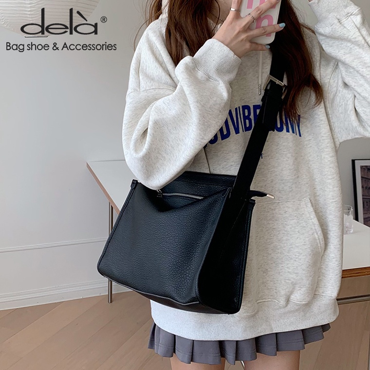 Dela Túi Đeo Chéo Đơn Giản Phong Cách Hàn Quốc Mới