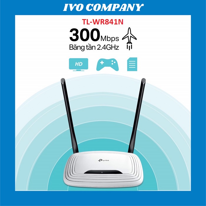 Router Wi-Fi TL-WR841N Tốc Độ 300Mbps