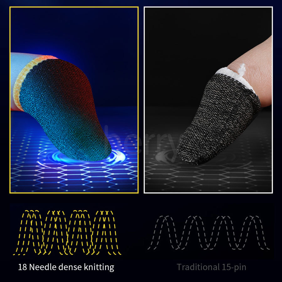 2 cái Màn hình cảm ứng chống thấm mồ hôi Găng tay chơi game ngón tay cót PUBG COD Call Of Duty Legend Mobile Legend Survival State Cốt ngón tay chơi game không trượt