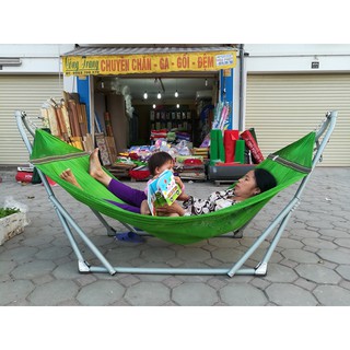 Võng xếp Khung sơn tĩnh điện CongTrang Bedding phi 32