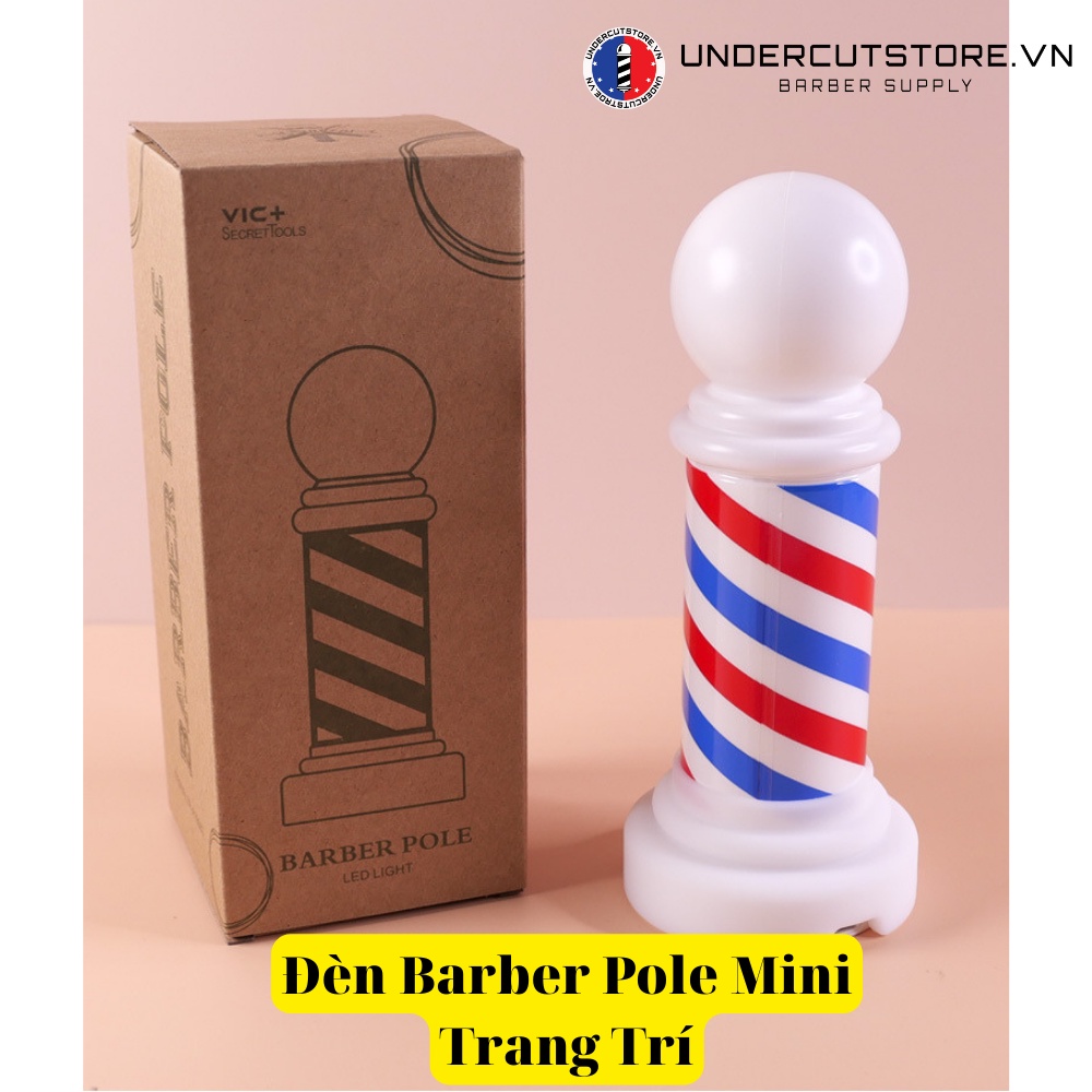 Đèn Barber Pole Trang Trí Đặt Bàn Làm Việc