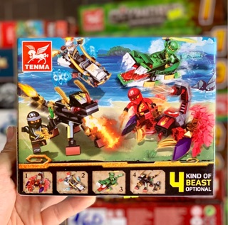Lắp ráp 1 hộp LegoNinja Cỡ quái TM6209