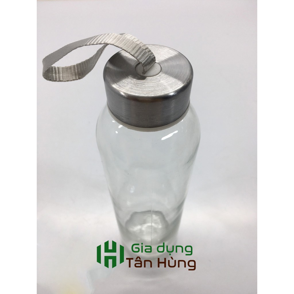 Bình Detox thủy tinh 500 ml - có quai xách