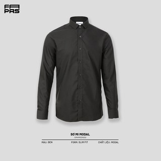 Áo Sơ Mi Nam Vải  Modal Trơn Thanh Lịch Phù Hợp Cho Mọi Sự Kiện Form Slimfit Tôn Dáng Tốt - FAPAS