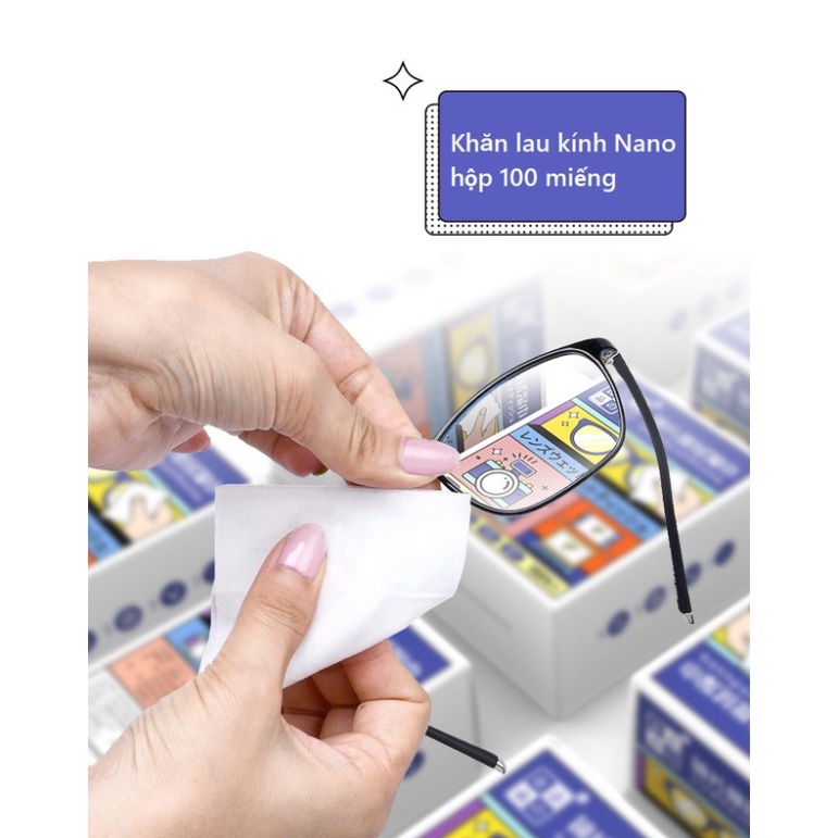 Khăn lau kính Jiezhiliangpin , khăn giấy chống bám hơi nước, giấy lau kính chống mờ sương, mồ hôi, chống nhờn và hơi nướ