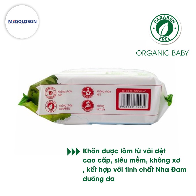 Combo 5 Gói Khăn Ướt Cho Bé Không Mùi 100 tờ MCGOLSON