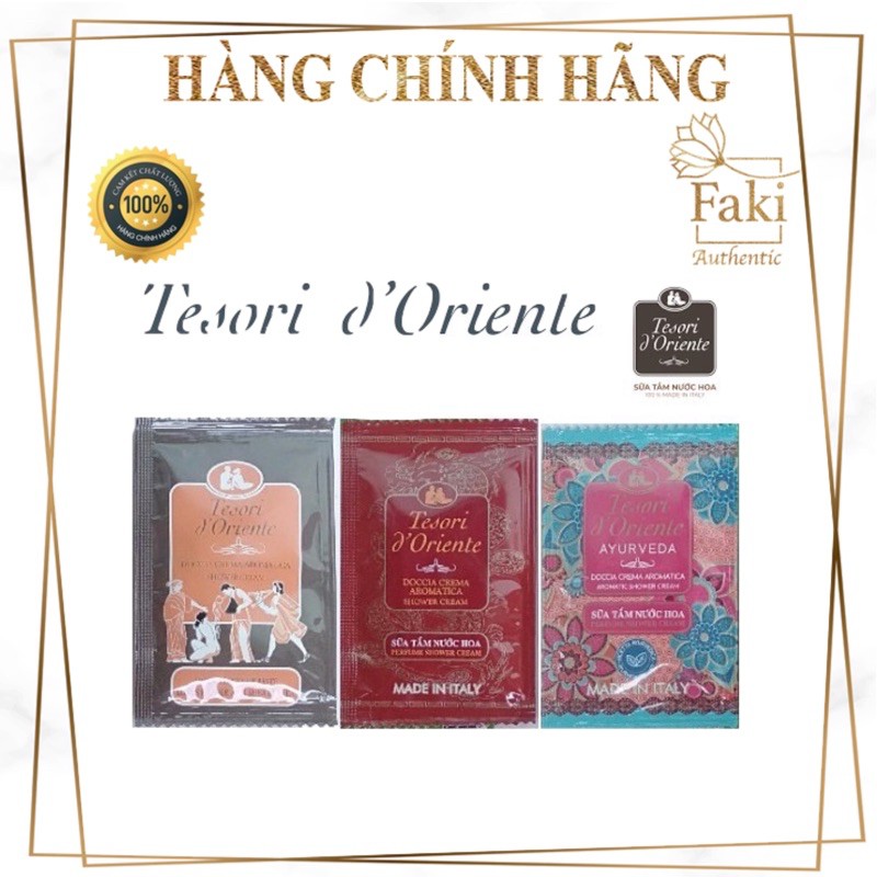 Sữa tắm nước hoa xích Tesori D'Oriente Italia gói 7ml | BigBuy360 - bigbuy360.vn