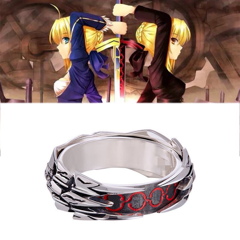 Nhẫn Kim Loại Hóa Trang Nhân Vật Altria Pendragon Excalibur Morgan Thời Trang