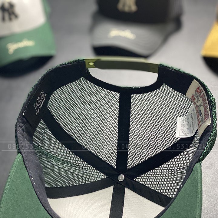 [HOT TREND] Nón Mũ Lưỡi Trai NY MLB Xịn, Thêu Chữ NY Trên Vành, Chất Liệu Lưới Thoáng Mát
