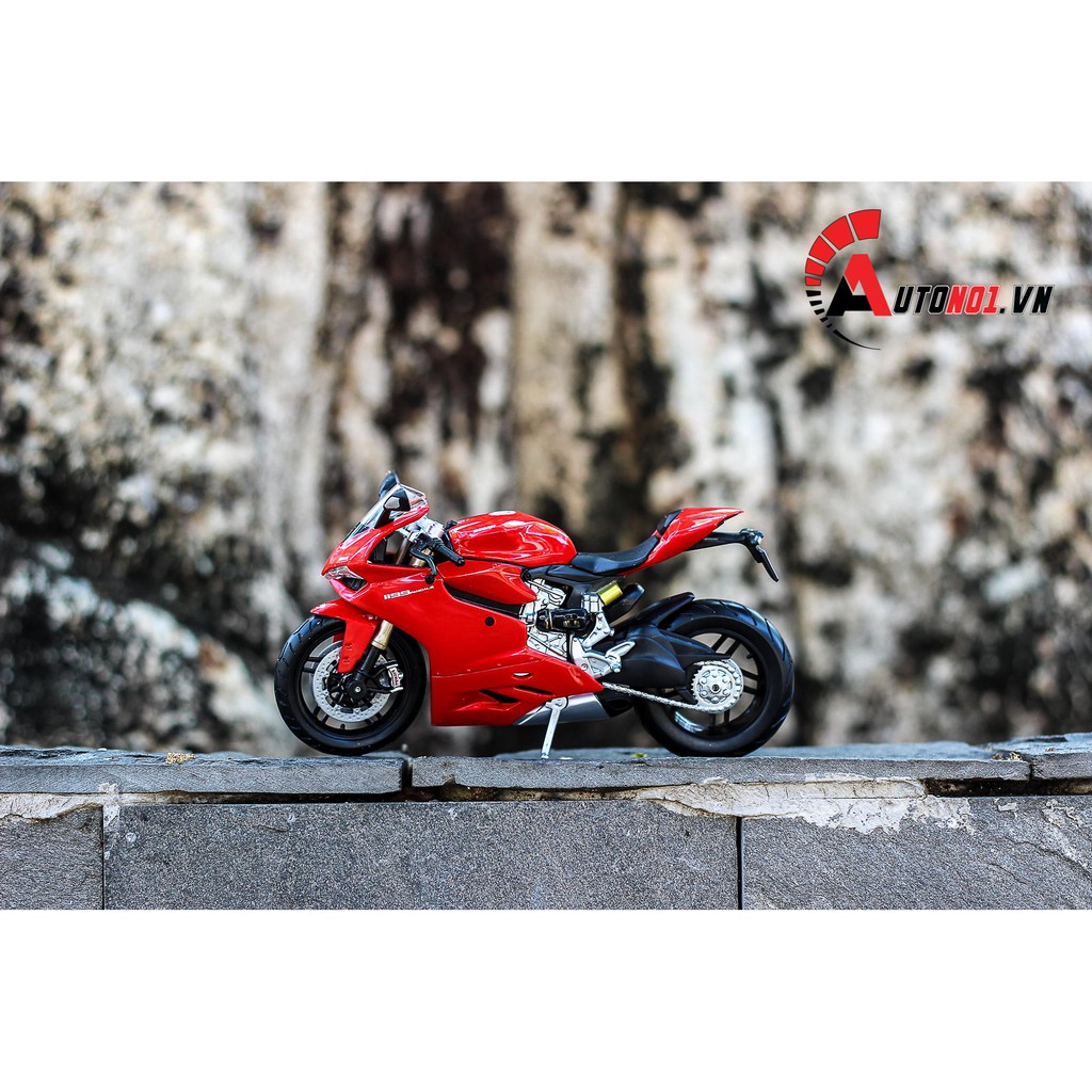 MÔ HÌNH XE DUCATI 1199 PANIGALE 2011 RED 1:12 MAISTO 1199