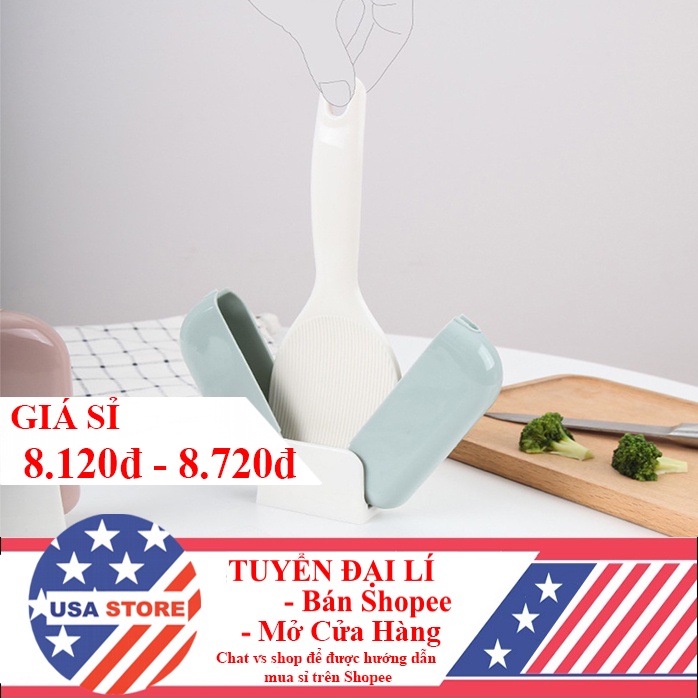 Thìa Vá Muỗng Xới Cơm Kèm Khay Để Sạch Sẽ Thông Minh J7 PRO - Tự Cụp Mở