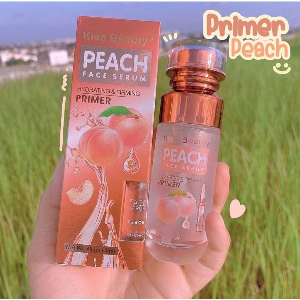 Kem lót dưỡng ẩm làm săn chắc tạo độ bóng Peach kissbeauty