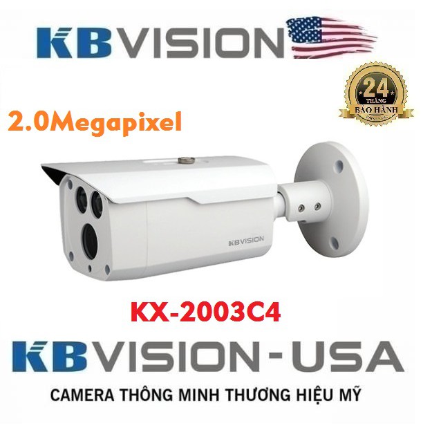 Camera HDCVI hồng ngoại 2.0 Megapixel KBVISION KX-C2003S5 | BigBuy360 - bigbuy360.vn