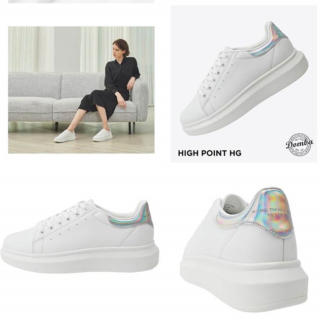 Giày Sneaker DOMBA HIGH POINT HG Auth (WHITEHOLOGRAM) ( Holo full gót Hologram) ( Có sẵn)