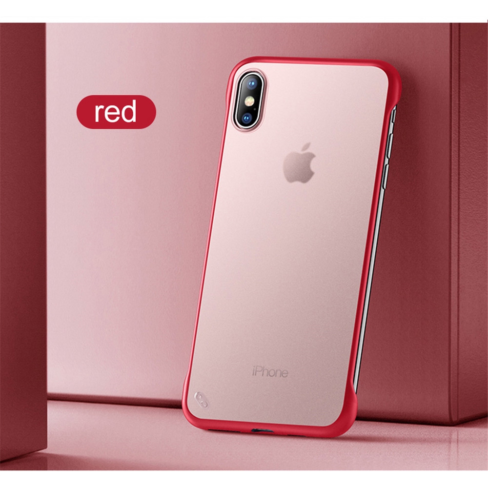 Ốp Điện Thoại Pc Cứng Không Viền Dọc Kèm Móc Xỏ Ngón Cho Iphone 7 8 6 6s Plus X Xs Max Xr