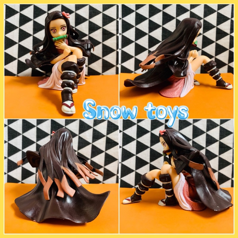 Tổng hợp Mô hình nezuko Kimetsu No Yaiba - thanh gươm diệt quỷ - Kamado Nezuko các tư thế nằm ngồi quỳ đứng -Cao 6~15cm