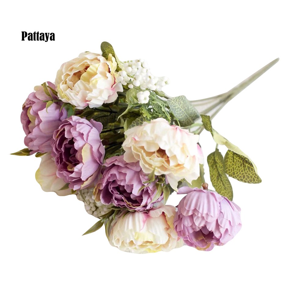 1 Bông Hoa Mẫu Đơn Nhân Tạo Cho Trang Trí