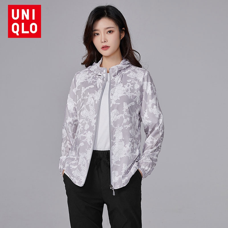 Uniqlo Áo Khoác Chống Nắng Gió Chống Tia UV Siêu Nhẹ Thoáng Khí Họa Tiết Rằn Ri Thời Trang Cho Nam Và Nữ 2022