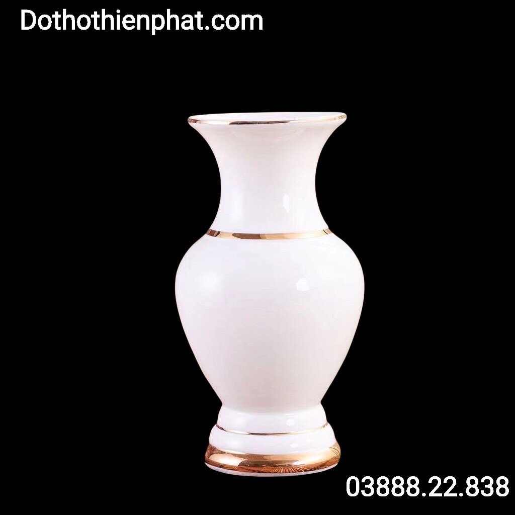 Bình bông sứ trắng – Nhiều kích thước