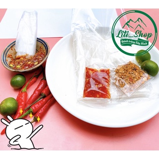 Bánh tráng muối, ớt, tắc tây ninh