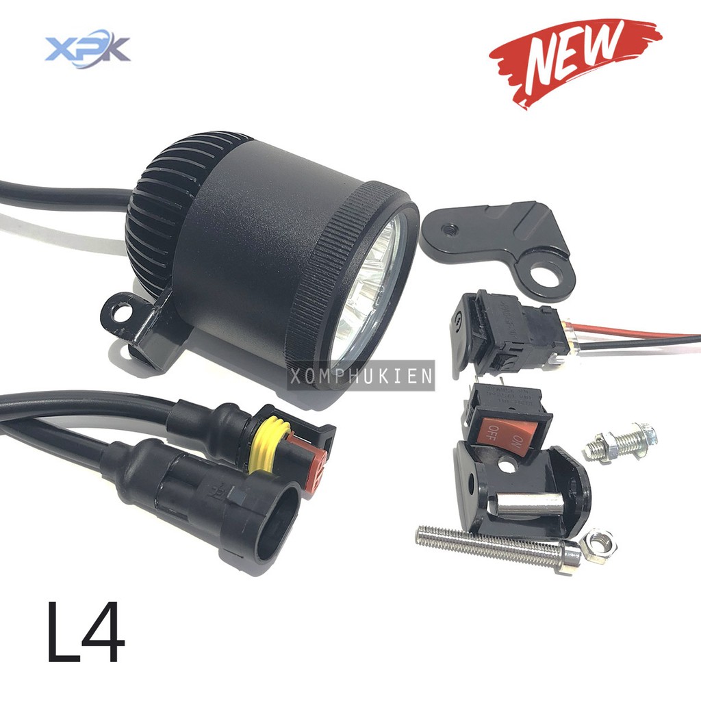 Đèn Trợ Sáng L4 New 25W [ tặng 3 phụ kiện ]