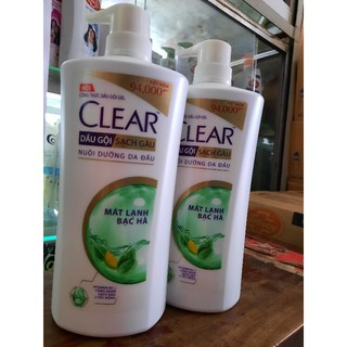 Dầu gội Clear bạc hà 900g