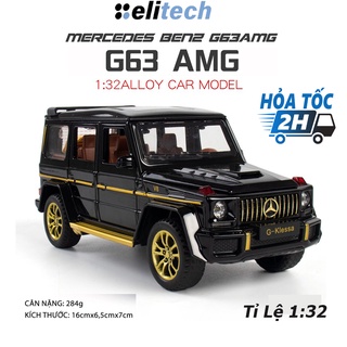 Mô hình xe Mercedes-Benz AMG G63  tỉ lệ 1:32 hãng Chezhi khung hợp kim, 3 màu Đen, Đỏ, Trắng