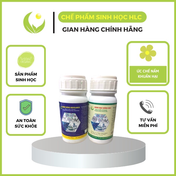 Thuốc sinh học trị Nấm Bệnh cho cây Hoa Hồng, Phong Lan, Cây Cảnh, Cây ăn trái, Rau Màu - Combo 2 chai 250ml