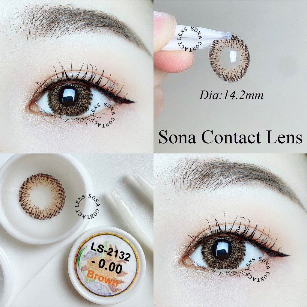 Lens Brown LS-2132 (kính áp tròng Sona Hàn Quốc)