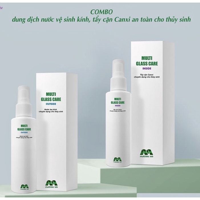 Multi Glass Care | Tẩy cặn canxi chuyên dụng cho bể cá
