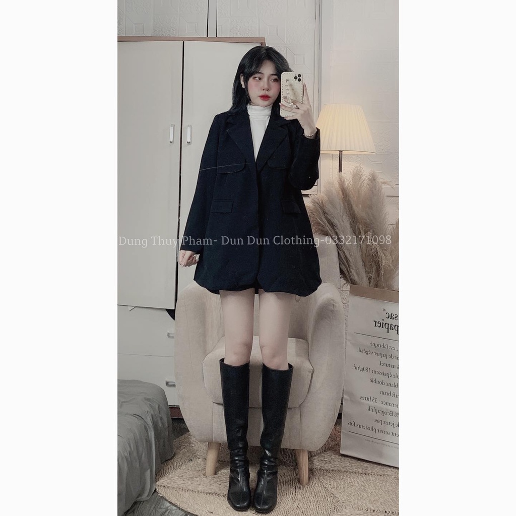 Áo vest dáng măng tô kèm đai