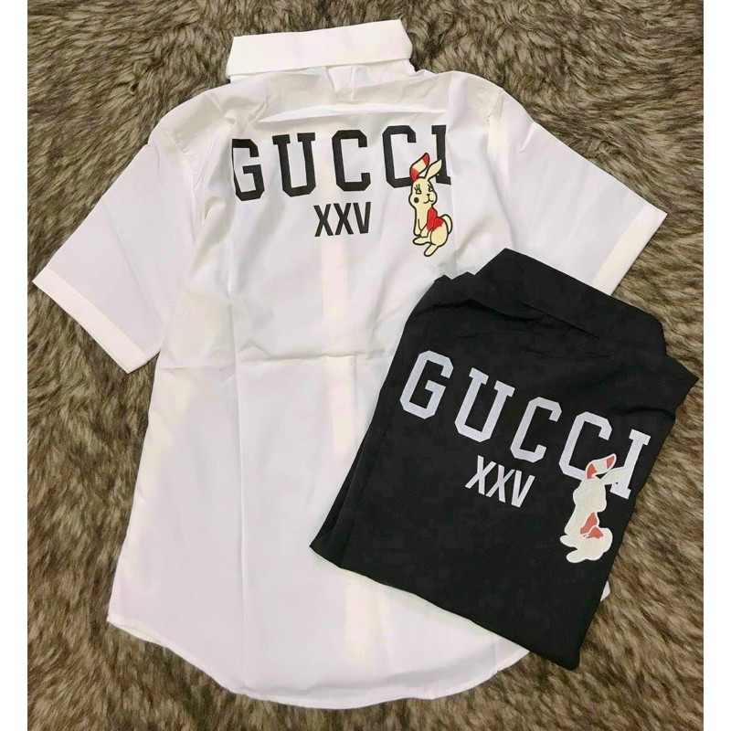 Áo sơ mi Gucci in tay ngắn giá rẻ | BigBuy360 - bigbuy360.vn