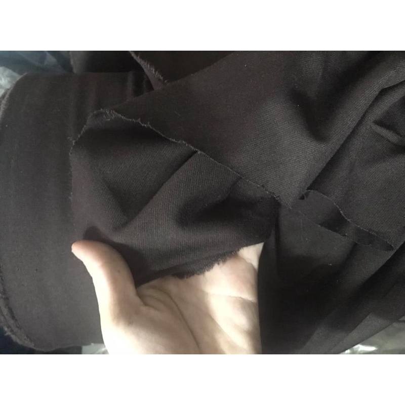 Thun umi đen co giãn 4c chất dày lên quần, váy…..