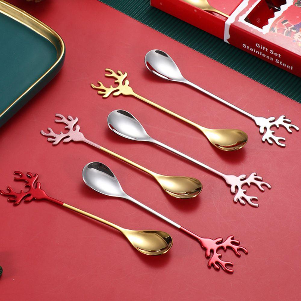 Bộ 2 Muỗng Nĩa Họa Tiết Giáng Sinh