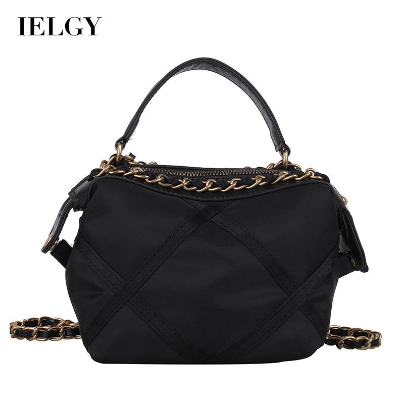 Túi Đeo Vai Nhỏ Gọn Phối Dây Xích Thời Trang Cho Nữ