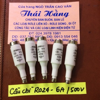 Cầu chì sứ 6 A/500 v giá cho 5 chiếc