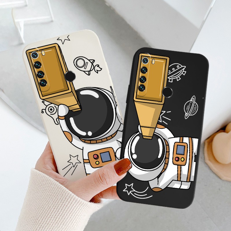 Ốp lưng Phi hành gia ngắm sao Phone Case For Xiaomi Redmi Note 8 7 Pro 8Pro 7Pro Ốp lưng thời trang hình vuông