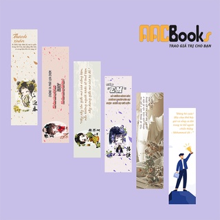 Combo 6 bookmark kẹp sách Bizbooks hình Chibi Kute